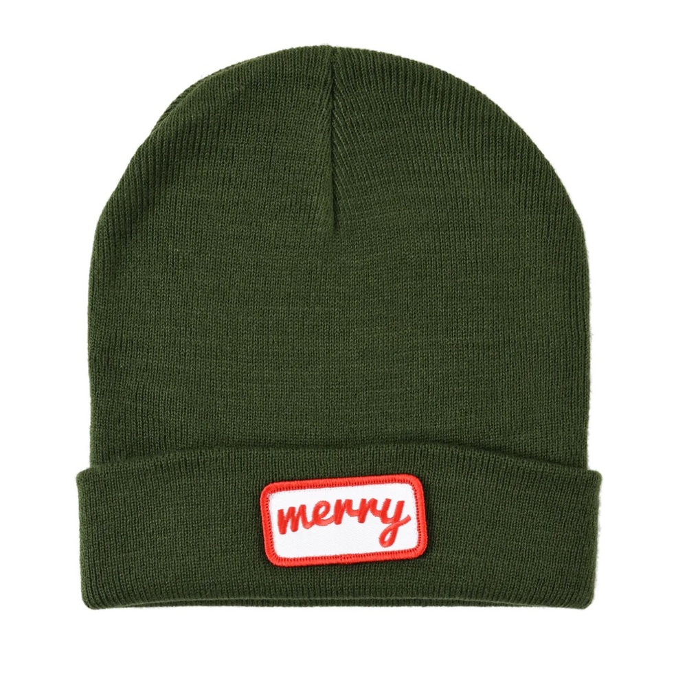 Endless August Supply Co Merry Cuff Beanie Moss Hat NWT